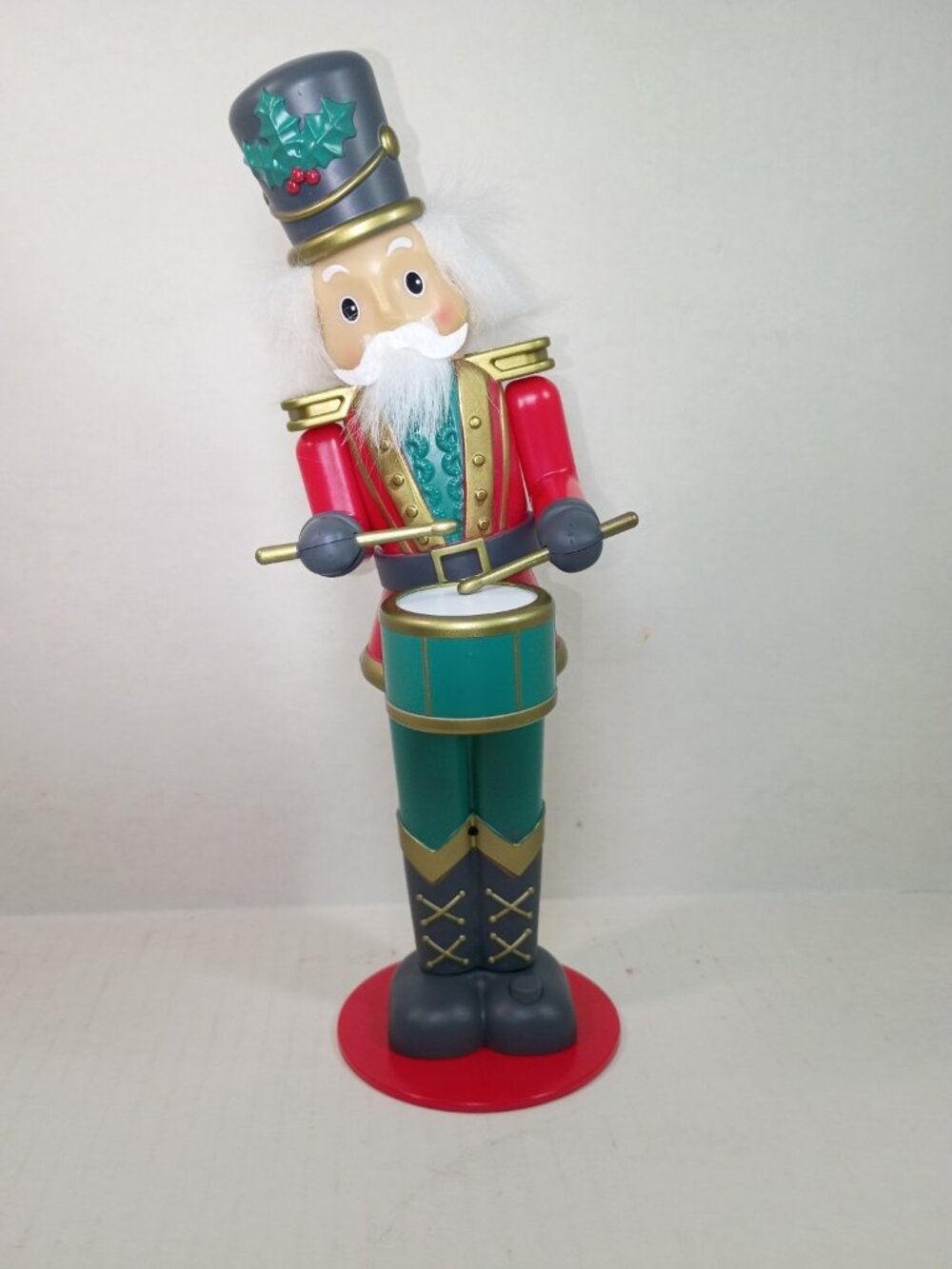Gemmy Industries Nutcracker Toy Soldier Drummer Plays Music & Dances Works